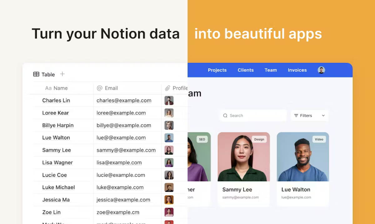 Notion + Softr = ❤️
Я большой любитель Notion и Softr по-отдельности. А теперь эти инструменты полностью интегрируются между собой. Теперь это одна огромная любовь | Сетка — социальная сеть от hh.ru