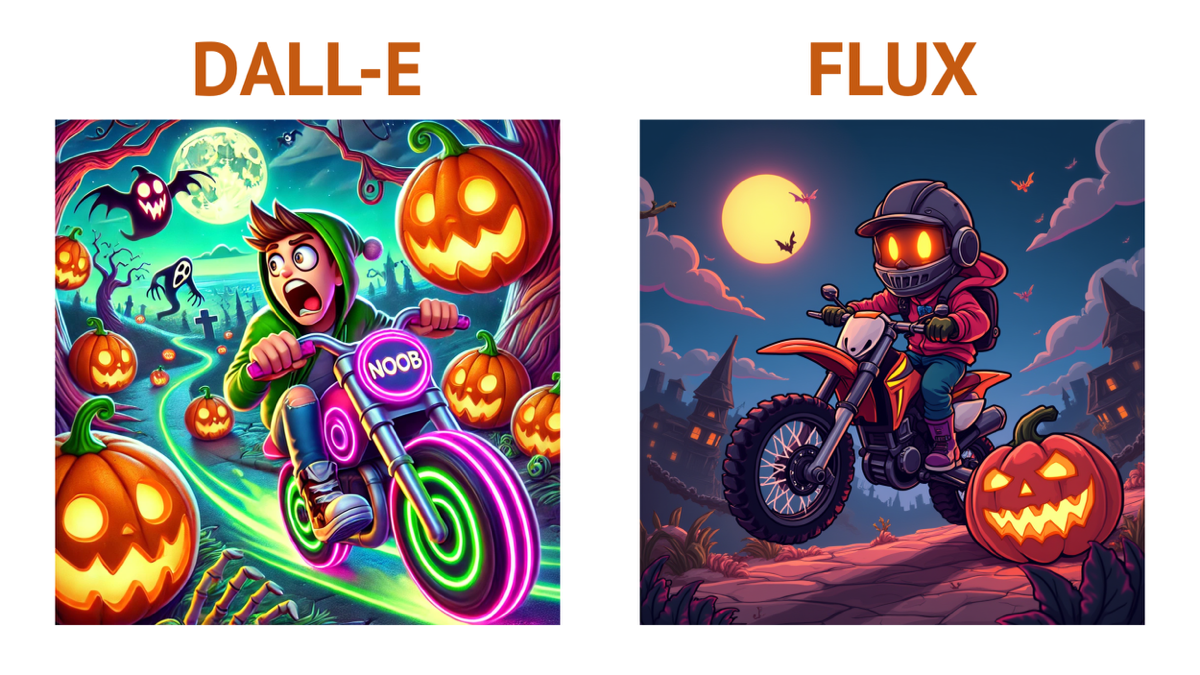 Flux VS DALL-E
Текущие обложки игр под HypeHype я обычно генерю в DALL-E через ChatGPT. Но количество ИИ-инструментов для создания арта постоянно расширяется и относительно недавно появился Flux | Сетка — социальная сеть от hh.ru