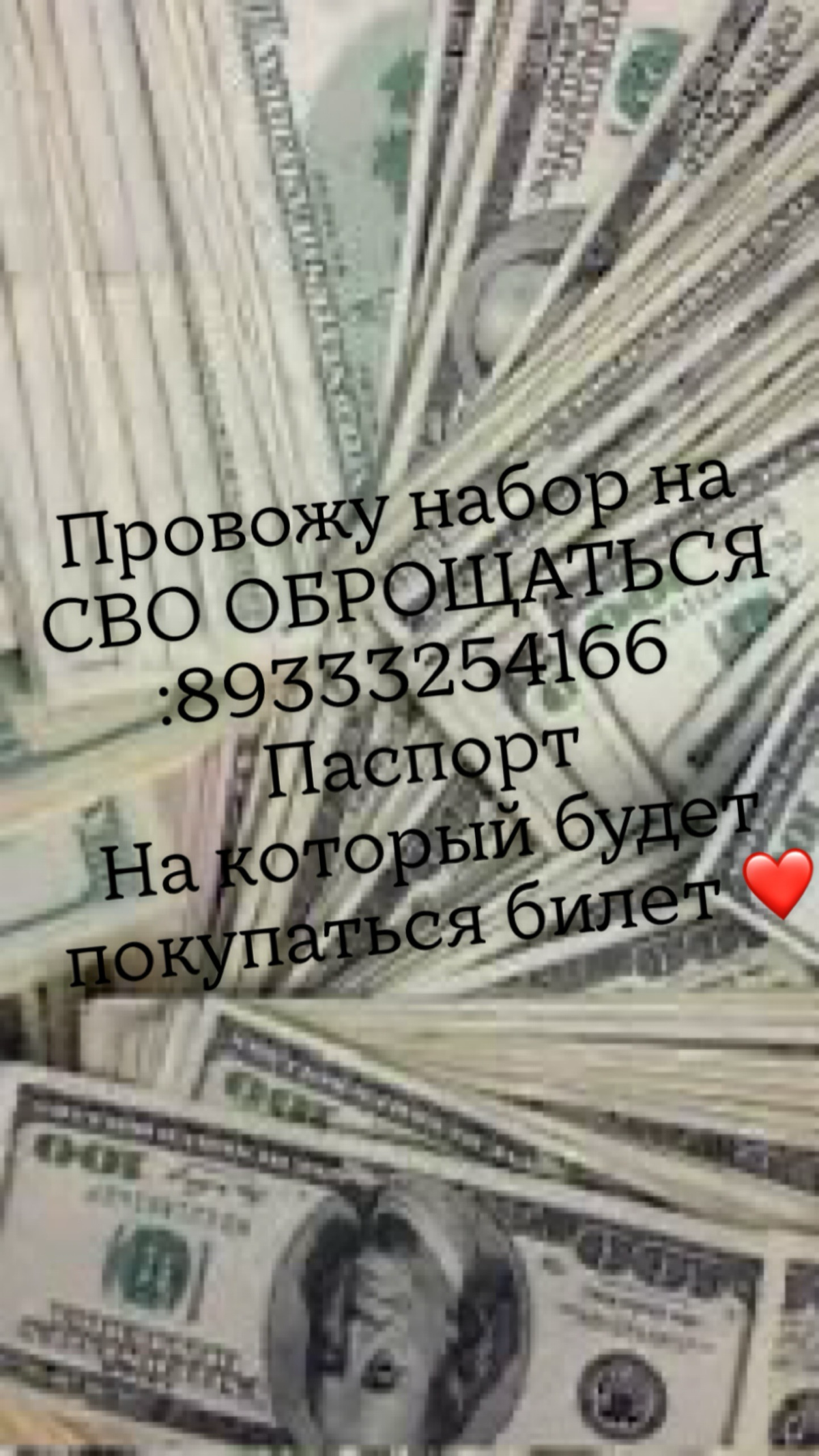 Провожу набор на СВО )89333254166 | Сетка — социальная сеть от hh.ru
