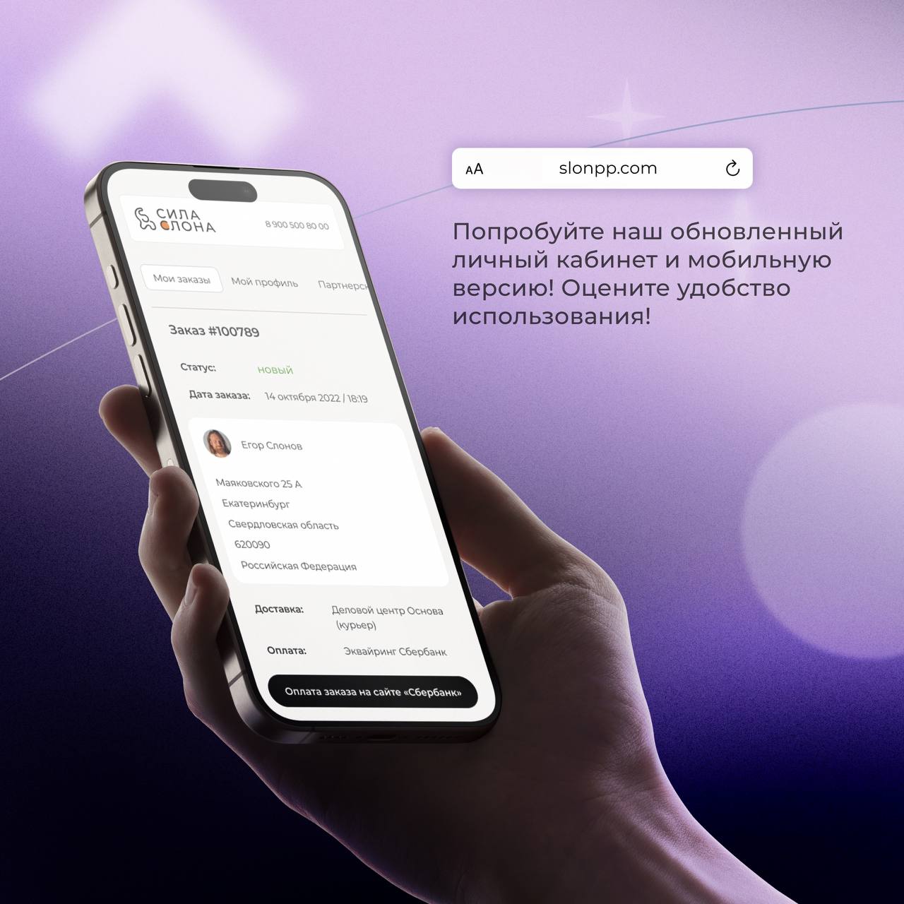 🚀 Личный кабинет на сайте «Сила Слона» привлекает новых клиентов через блогеров и тренеров | Сетка — социальная сеть от hh.ru