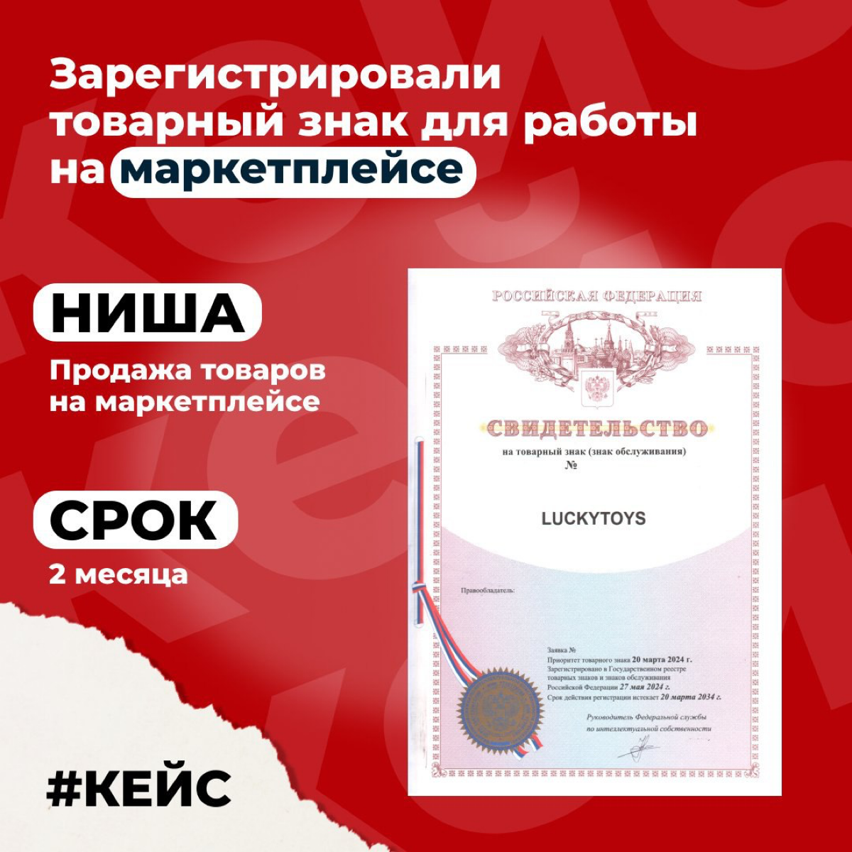 Кейс: Зарегистрировали товарный знак для работы на маркетпле | Сетка — социальная сеть от hh.ru