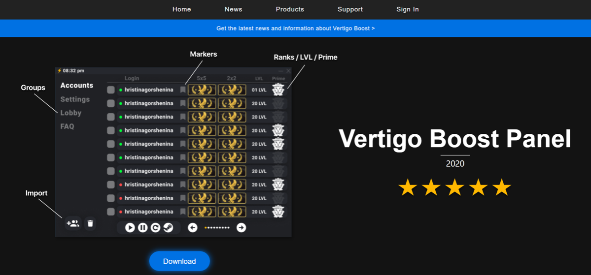 Network member avatar