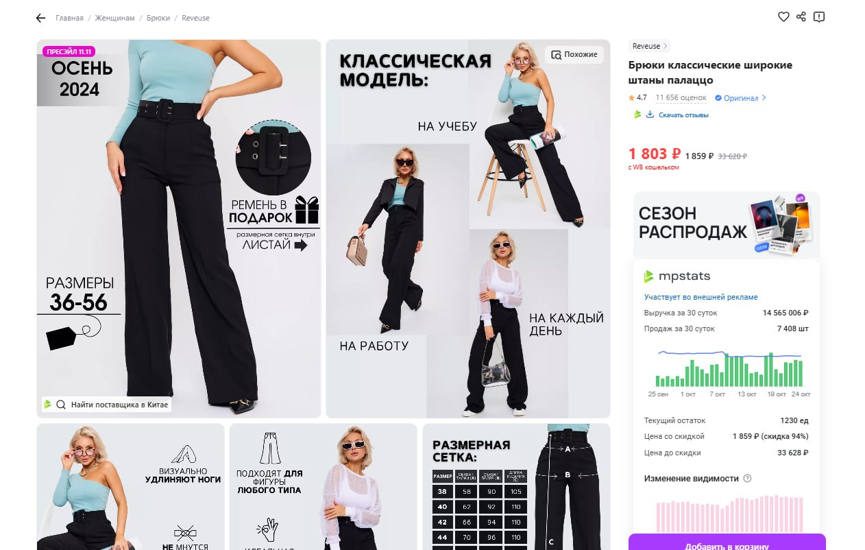 Обнова сайта потребителя. Пока что только на некоторых категориях одежды, но думаю за сегодня обнят и все остальные. Пока что только на Desktop | Сетка — социальная сеть от hh.ru