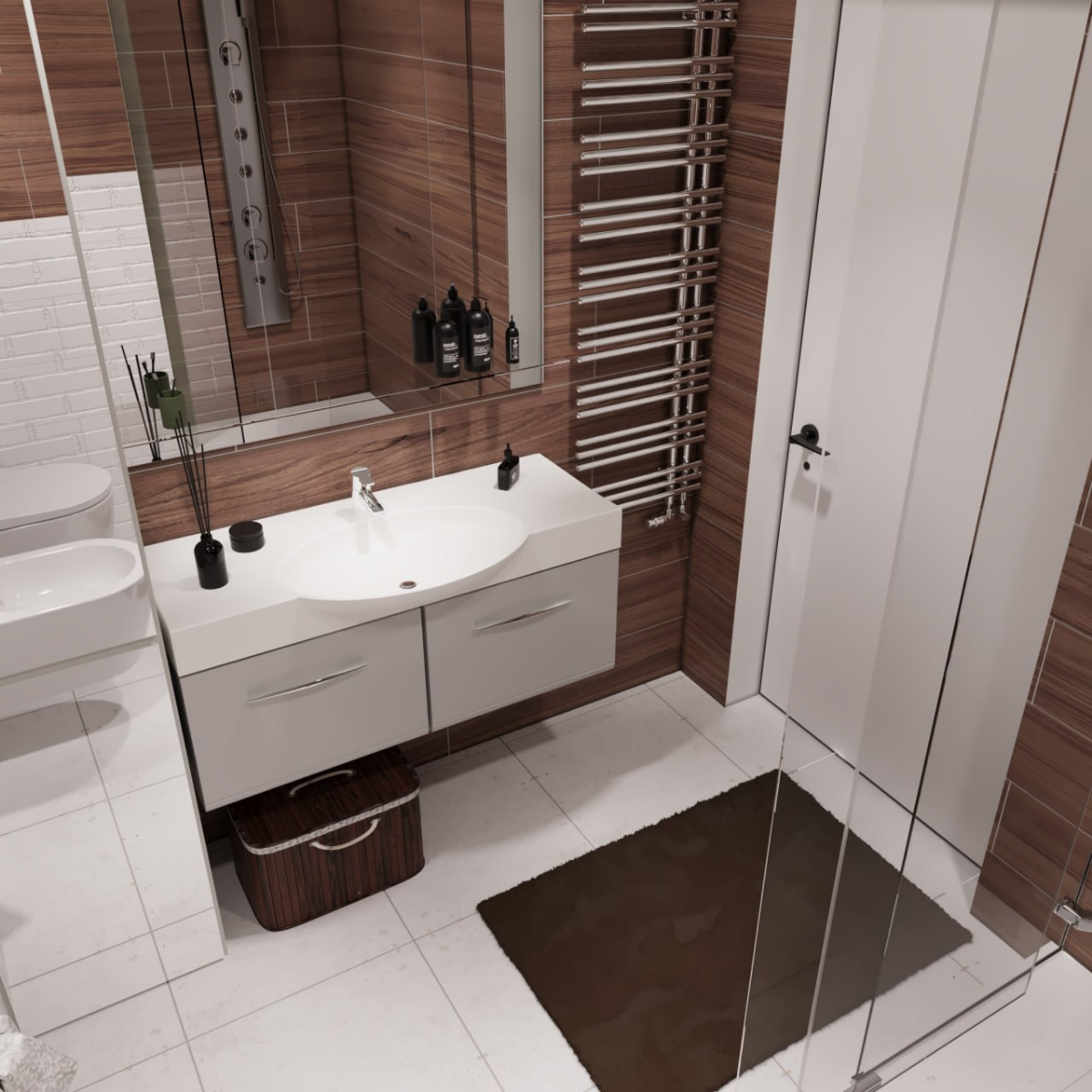 3d визуализация спальни и сан узла по дизайн проекту г. Сочи
Мое портфолио https://t.me/jerome3dvisual 
По вопросам сотрудничества обращаться сюда https://t | Сетка — социальная сеть от hh.ru