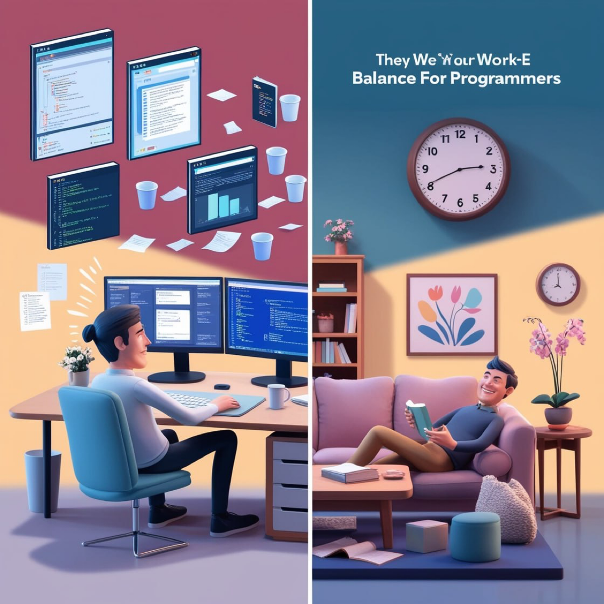 В последнее время я поймал себя на том, что даже в выходные не отпускаю мысли о проектах. Программистам важно поддерживать продуктивность, но и забывать о себе нельзя | Сетка — социальная сеть от hh.ru