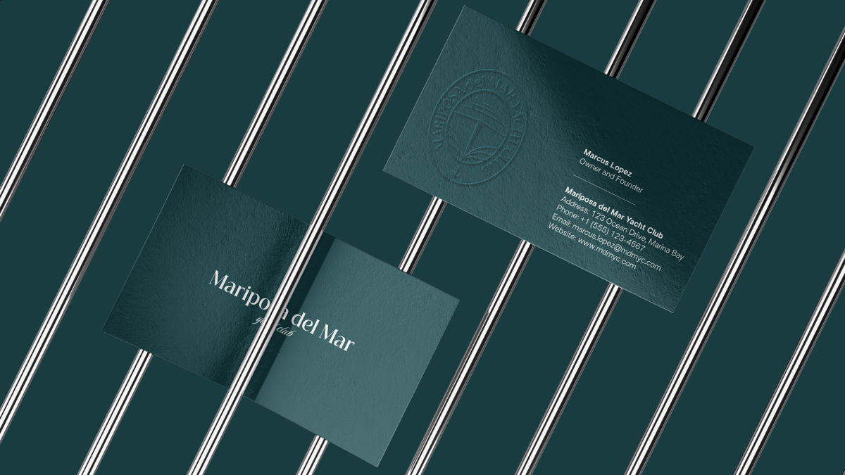 Фирменный стиль для яхт-клуба MDMYC
Mariposa del Mar Yacht Club — это эксклюзивное сообщество для тех, кто ценит искусство яхтинга и морские приключения | Сетка — социальная сеть от hh.ru