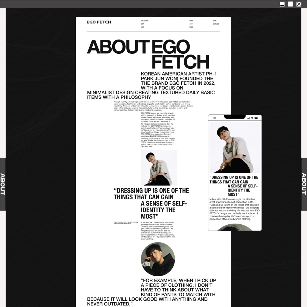 Редизайн магазина молодежной одежды EGO FETCH.
==••••
Полная версия 👉
Behance - https://www.behance.net/gallery/208785971/EGO-FETCH
Dprofile - https://dprofile | Сетка — социальная сеть от hh.ru