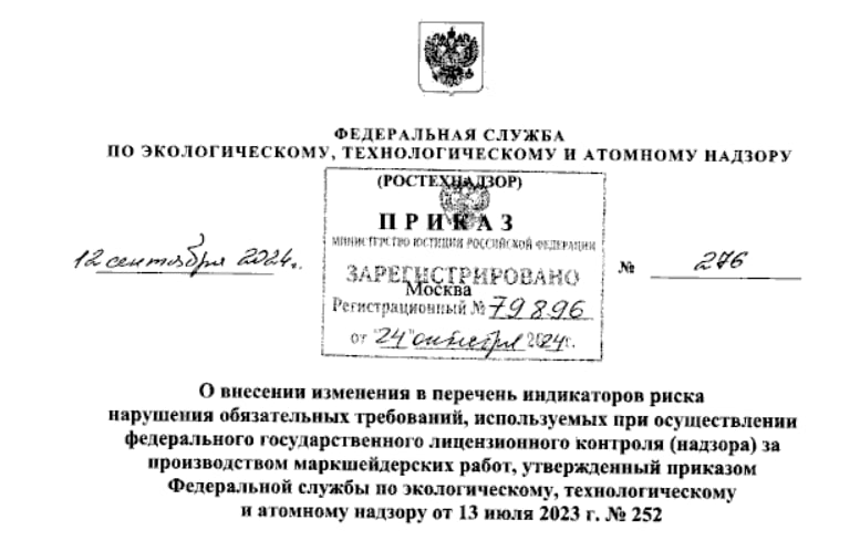 ✅ Ростехнадзор дополнил Перечень индикаторов риска нарушения обязательных требований, используемых при осуществлении федерального государственного лицензионного контроля (надзора) за производством мар... | Сетка — социальная сеть от hh.ru