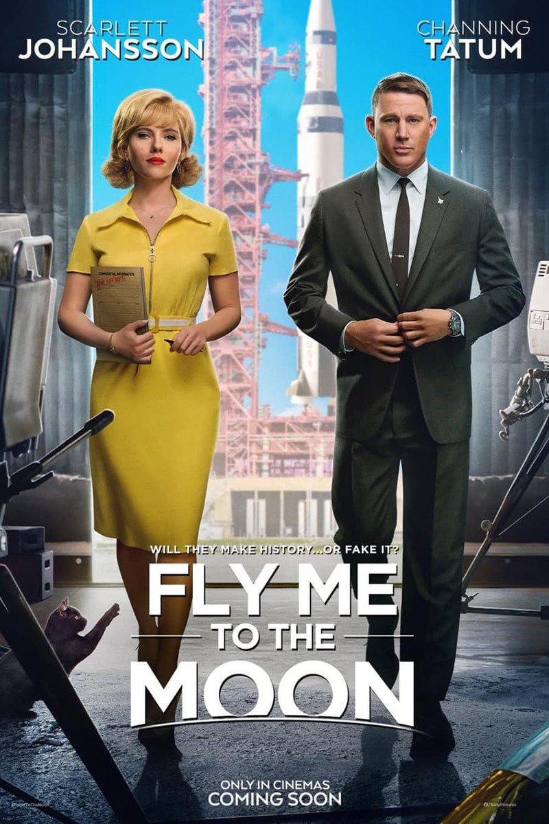 🕶 Fly Me to the Moon (2024)
Genre: Comedy, Romance
Stars: Scarlett Johansson, Channing Tatum, Woody Harrelson
Marketing maven Kelly Jones wreaks havoc on launch director Cole Davis's already difficult... | Сетка — социальная сеть от hh.ru