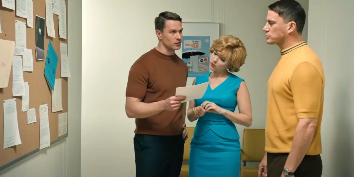 🕶 Fly Me to the Moon (2024)
Genre: Comedy, Romance
Stars: Scarlett Johansson, Channing Tatum, Woody Harrelson
Marketing maven Kelly Jones wreaks havoc on launch director Cole Davis's already difficult... | Сетка — социальная сеть от hh.ru