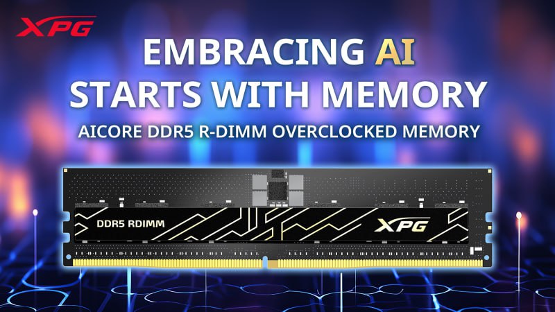 ADATA представила разогнанные модули DDR5 RDIMM для рабочих станций
Компания ADATA Technology анонсировала под брендом XPG новые разогнанные модули памяти DDR5 RDIMM серии AICORE | Сетка — социальная сеть от hh.ru