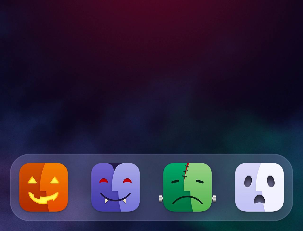 Дополняем и делаем комбо
👻Иконка Finder к Хеллуину. Скачать — ссылка | Сетка — социальная сеть от hh.ru