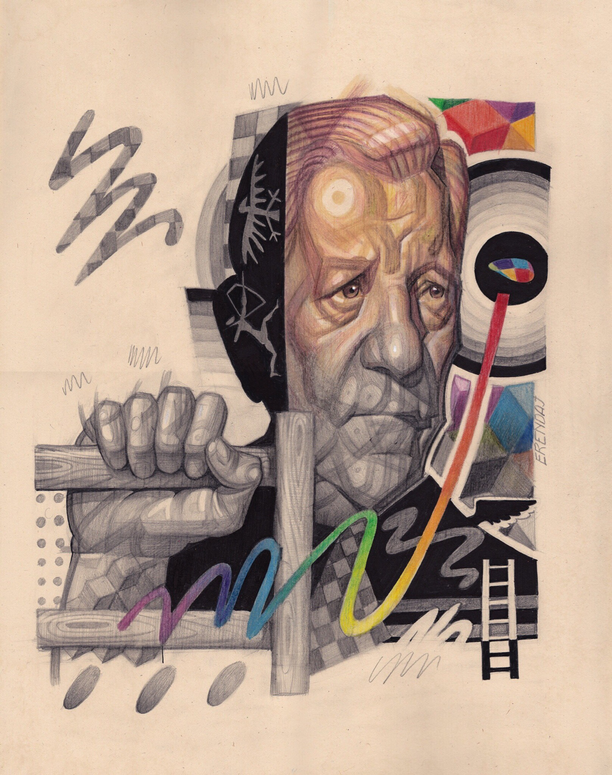 Коротко о том, чем занимаюсь:  
⚫️разрисовываю фасады домов в своем авторском стиле (муралы, стрит-арт, паблик-арт)
⚫️делаю картины (современное искусство)  
Рисовать на стенах начал 16 лет назад, пар... | Сетка — социальная сеть от hh.ru