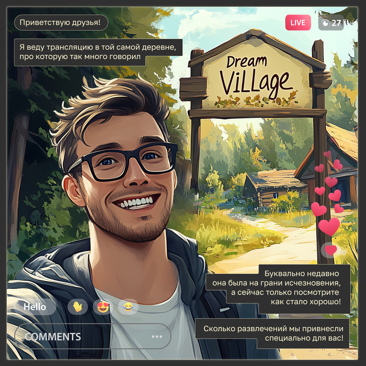 Наш нейрокомикс «Деревня, в которой хочется остаться» участвует в голосовании на Sostav!
Читайте историю о том, как молодой человек решил изменить жизнь родной деревни с помощью современных технологий... | Сетка — социальная сеть от hh.ru