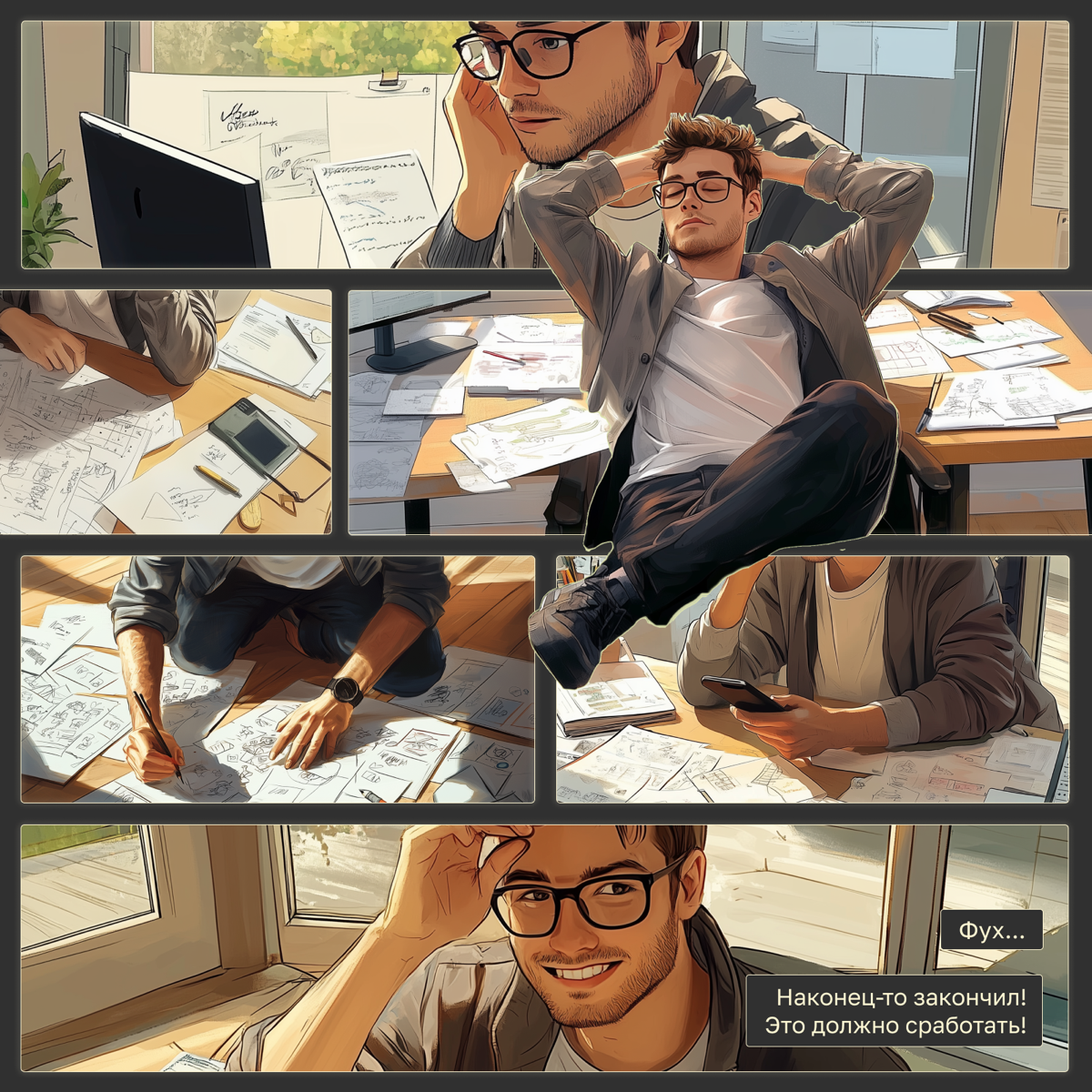 Наш нейрокомикс «Деревня, в которой хочется остаться» участвует в голосовании на Sostav!
Читайте историю о том, как молодой человек решил изменить жизнь родной деревни с помощью современных технологий... | Сетка — социальная сеть от hh.ru