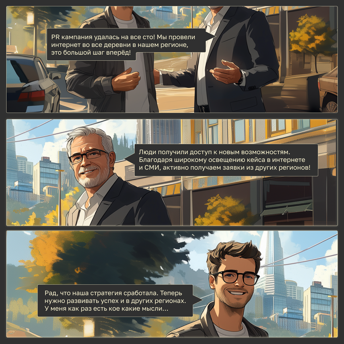 Наш нейрокомикс «Деревня, в которой хочется остаться» участвует в голосовании на Sostav!
Читайте историю о том, как молодой человек решил изменить жизнь родной деревни с помощью современных технологий... | Сетка — социальная сеть от hh.ru