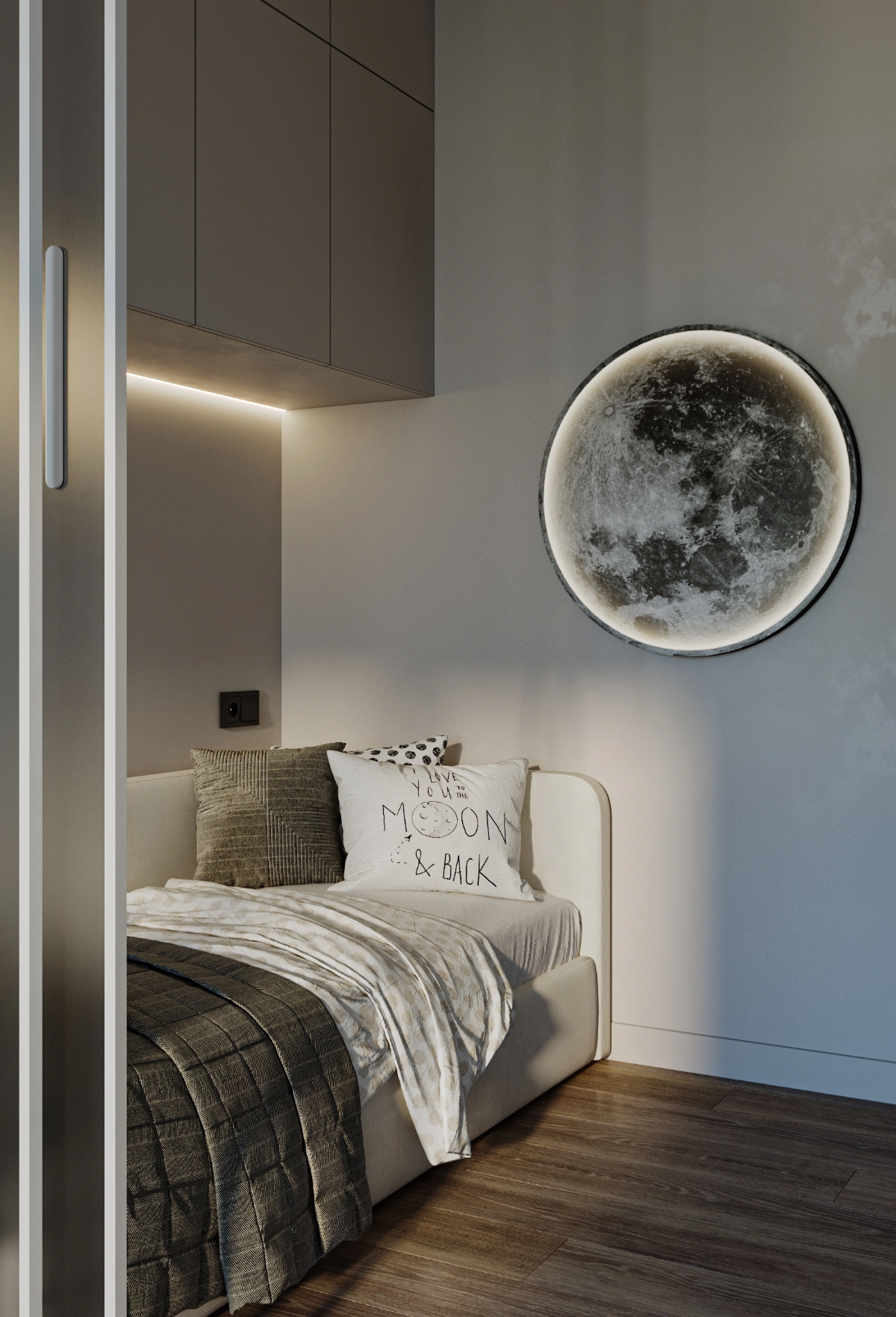 Дизайн концепция и 3d визуализация детской комнаты
3ds max|corona render | Сетка — социальная сеть от hh.ru