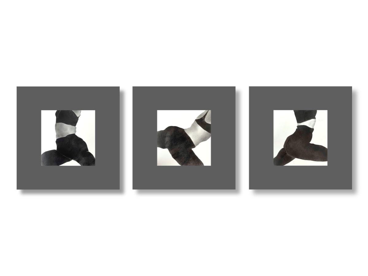 Серия печатной графики «йога».
Тушь / бумага, 18х18см | Сетка — социальная сеть от hh.ru