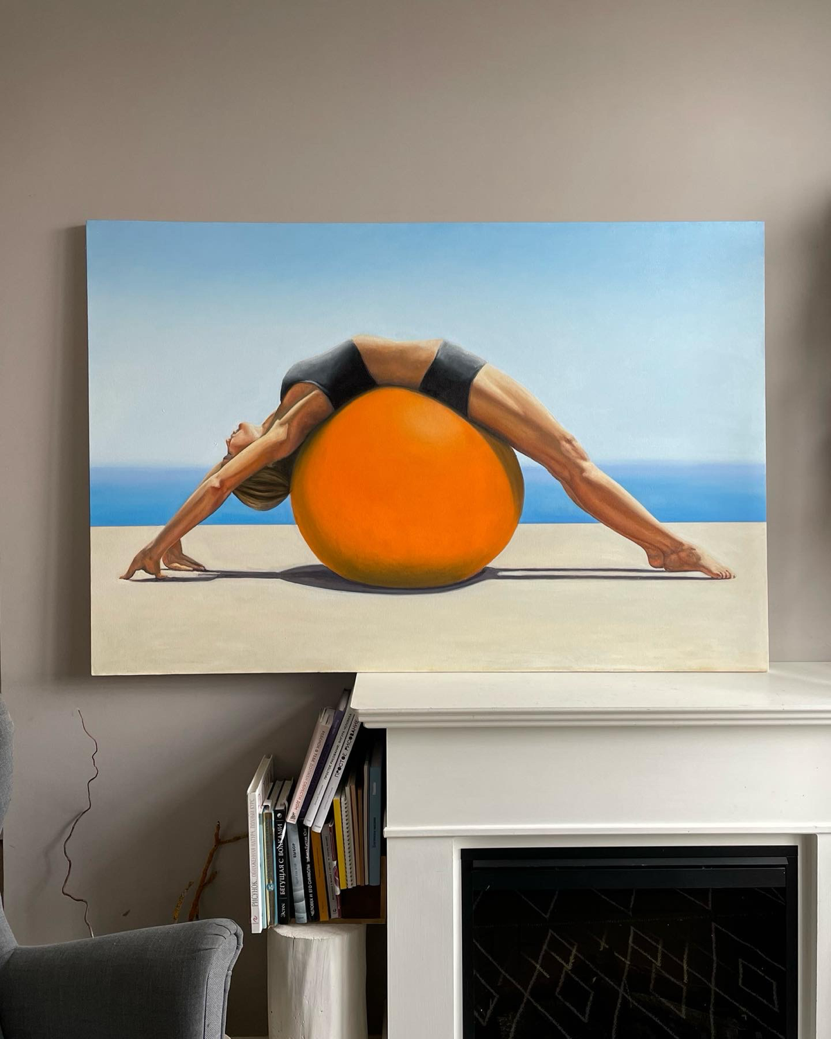 Точка баланса или равновесия. Масло, холст 150х100 см., 2023  
Баланс от латинского aequilibrĭum - состояние равновесия.  
Точка Баланса определяет внутреннюю и внешнюю гармонию | Сетка — социальная сеть от hh.ru