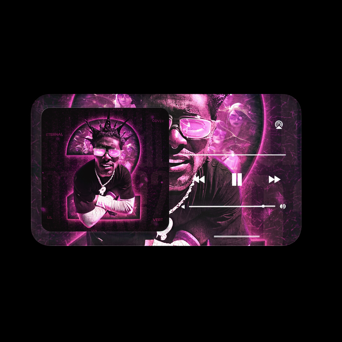 🖤 EA2/cover design/Lil Uzi Vert 
 
🔮 Арт посвещенный выходу альбома ETERNAL ATAKE 2 от исполнителя Lil Uzi Vert 
 
Если вам нужен стильный дизайн обложки для музыкальных релизов, альбомов, подкастов и... | Сетка — социальная сеть от hh.ru