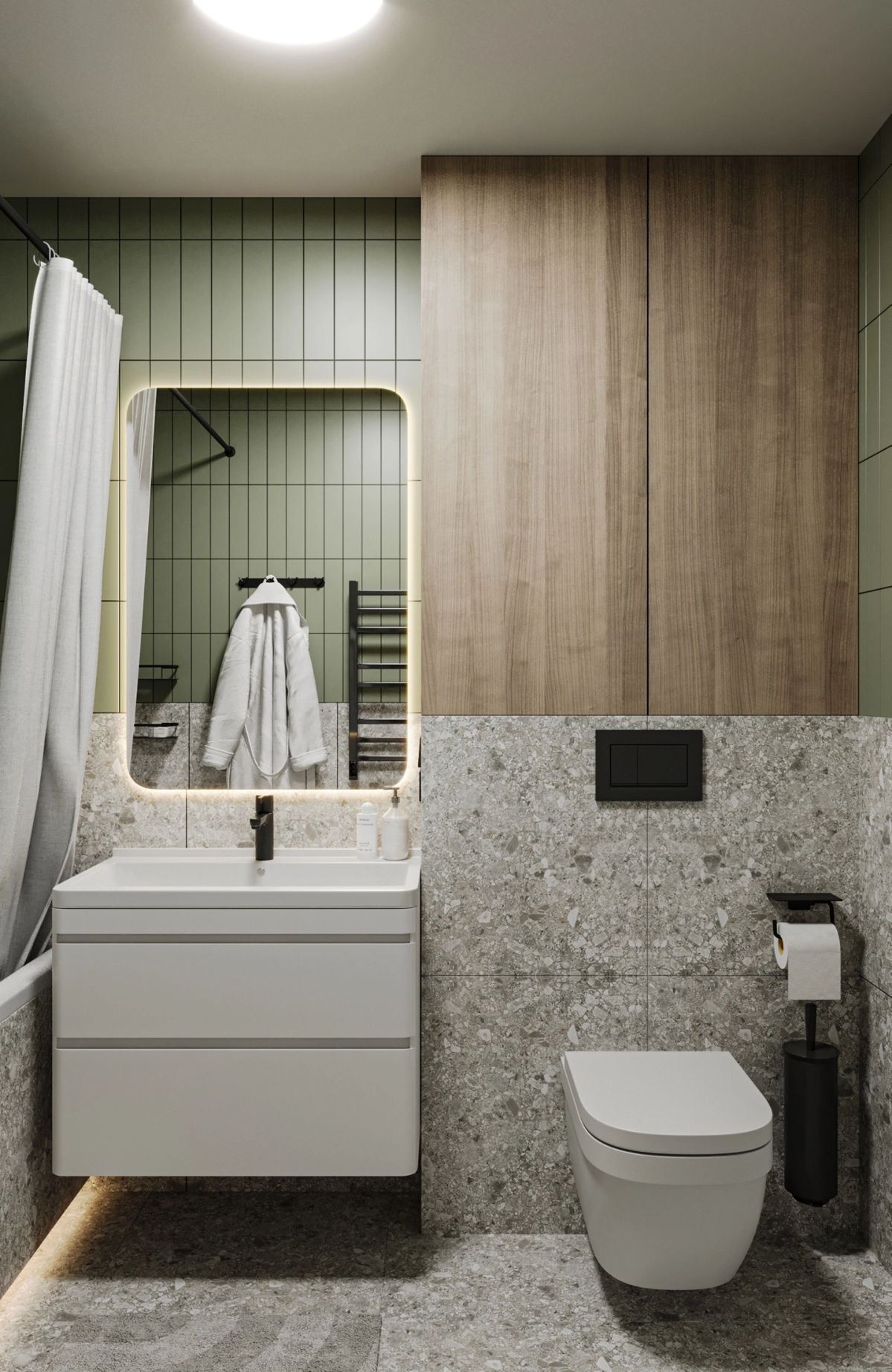 3d визуализация ванной комнаты 
3ds max|corona render
#визуализация #дизайнинтерьера | Сетка — социальная сеть от hh.ru
