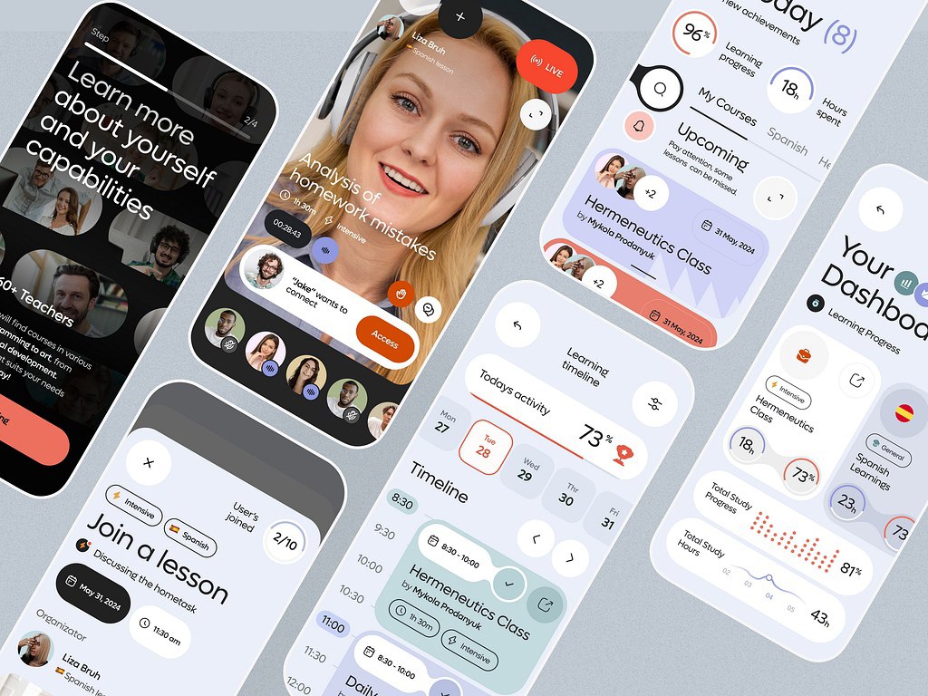 🙈 #вдохновение #дизайн #uxui #ресурсы
Подборка UI от Anastasia Golovko
Автор: https://dribbble.com/anastasia-tino
❤️ Odiz | Дизайн | Сетка — социальная сеть от hh.ru