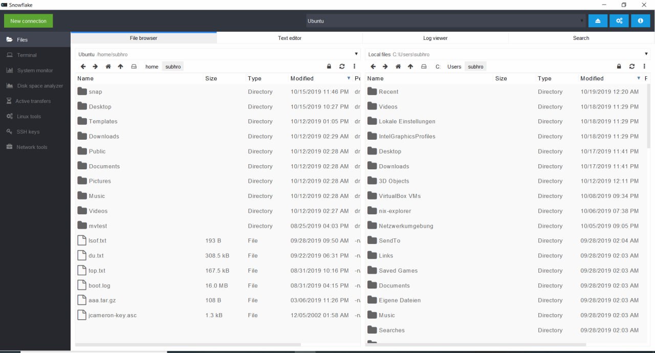 Muon SSH Terminal/SFTP client (Formerly Snowflake) - Graphical SFTP client and terminal emulator with helpful utilities
https://github.com/subhra74/snowflake | Сетка — социальная сеть от hh.ru