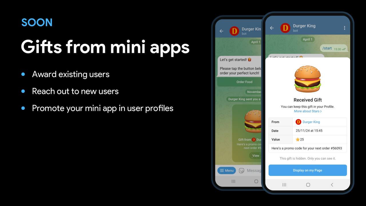 🔜 Telegram is about to introduce 10 new features for Mini Apps, enabling developers to create dozens of new kinds of apps and games on Telegram | Сетка — социальная сеть от hh.ru