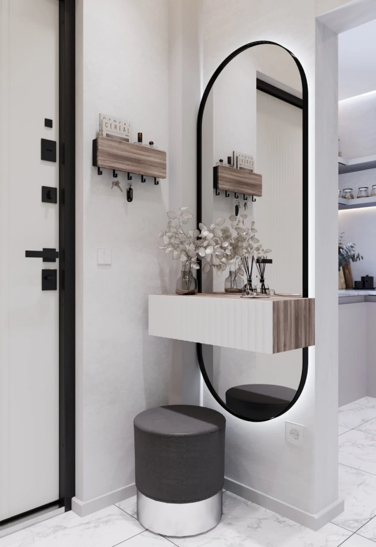 Эскизный дизайн проект таунхауса ✦
#дизайн #дизайнинтерьера #3d #дизайнер | Сетка — социальная сеть от hh.ru