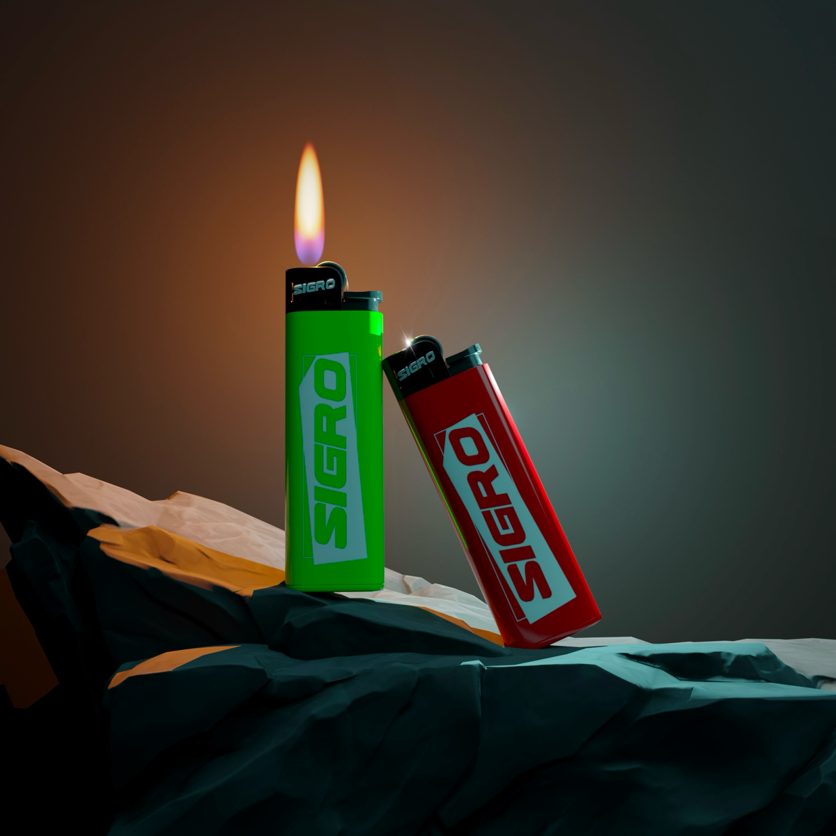 Визуал для рекламы зажигалок
#blender
#3d
#artist | Сетка — социальная сеть от hh.ru