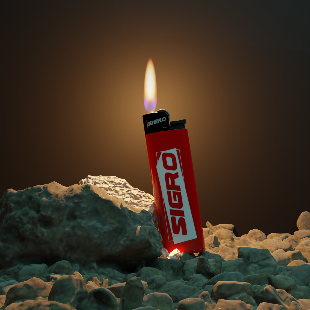 Визуал для рекламы зажигалок
#blender
#3d
#artist | Сетка — социальная сеть от hh.ru