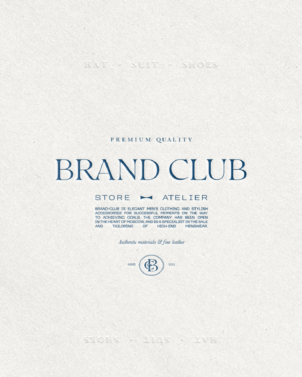 Немного о том что я делаю:) минутка рекламы  
Проект: «Brand-Club» — ателье и магазин мужской одежды и аксессуаров.  
Недавно я взялась за #ребрендинг этого классного бренда | Сетка — социальная сеть от hh.ru