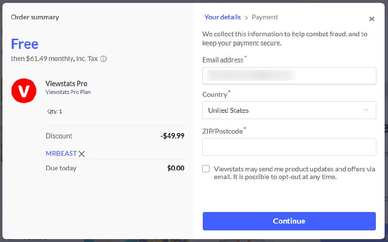 Сегодня до конца дня можно получить бесплатный месяц доступа к Pro-версии сервиса аналитики Viewstats.
Промокод: MRBEAST | Сетка — социальная сеть от hh.ru
