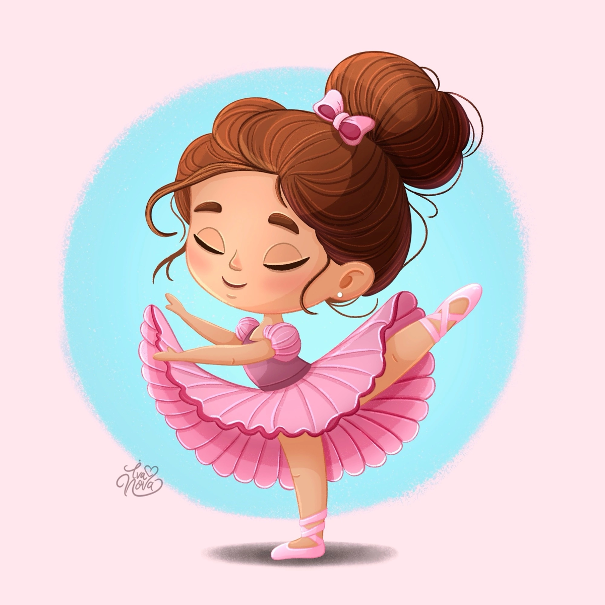 Малышка балерина для детской школы балета 🪄
#иллюстратор #персонаж #детскаяиллюстрация #арт #иллюстрация | Сетка — социальная сеть от hh.ru