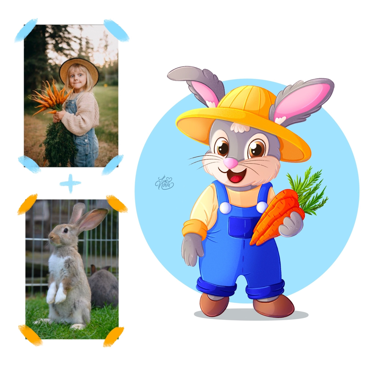 По взмаху волшебной палочки (пенсила)🪄 получаются милые персонажи!
#иллюстратор #иллюстрация #детскаяиллюстрация #книжнаяиллюстрация #персонаж | Сетка — социальная сеть от hh.ru