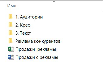 Секрет работы без срыва сроков:
1. Рекламная стратегия.
2. Систематизированы и разложены по разделам материалы для рекламы.
3. Заранее подготовленны аудитории, крео и тексты. Обязательно по папкам.
4 | Сетка — социальная сеть от hh.ru