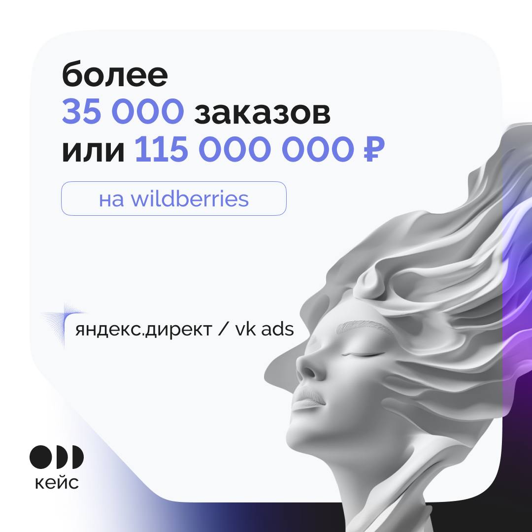 ⚡️ Кейс: более 35.000 заказов или 115.000.000₽ на Wildberries с внешнего трафика  
Возвращаемся с огненным кейсом по внешнему трафику на маркетплейсы 👨‍💻
🗓 5 месяцев работы
💸 4.500 | Сетка — социальная сеть от hh.ru