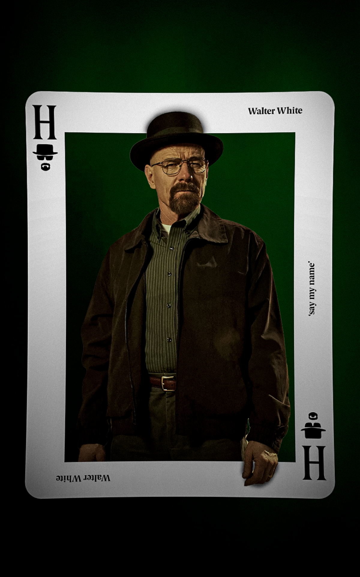 Poster Breaking Bad "Card Walter White"/Постер Во Все Тяжкие "Карта Уолтер Уайт"⁠⁠ | Сетка — социальная сеть от hh.ru