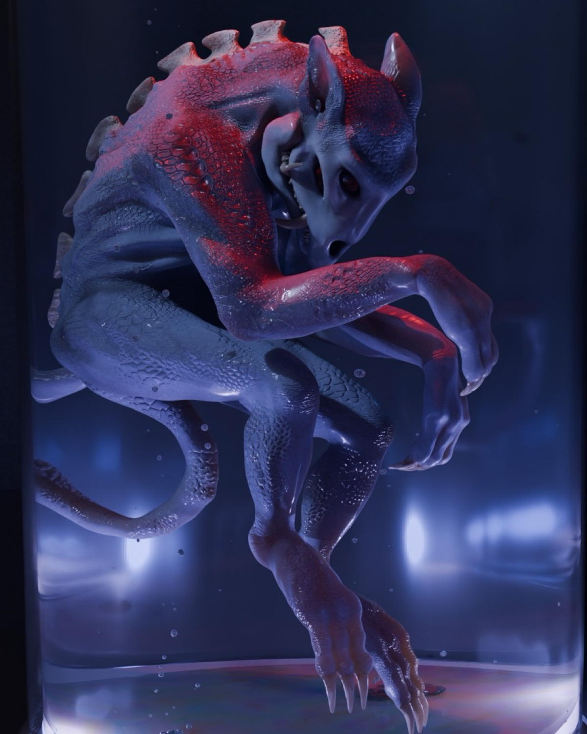 Выхожу из творческого кризиса 😈 #3d #3dанимация
Монстр сделан в Zbrush;
Текстура Substance painter;
Сцена, анимация Blender.
Принимаю заказы в лс или тг https://t.me/Reeeor | Сетка — социальная сеть от hh.ru