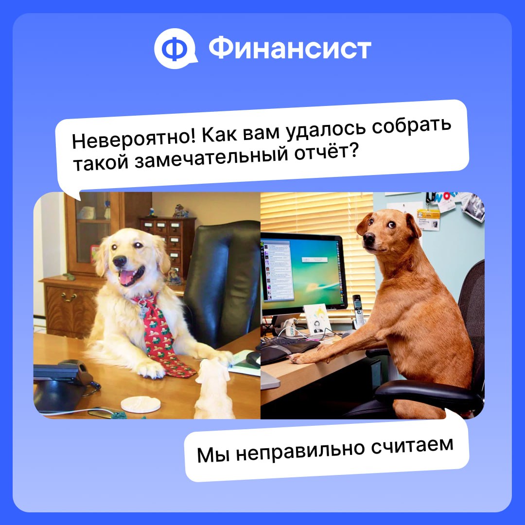 ↗️ Как избавиться от ошибок в финансовой отчётности?
Чтобы успешно развивать компанию, нужно видеть чёткую картинку по ключевым показателям бизнеса | Сетка — социальная сеть от hh.ru