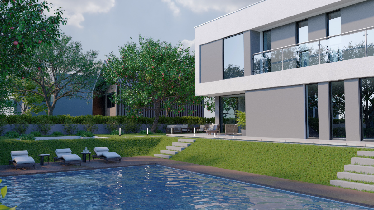 Дизайн проект экстерьера двухэтажного загородного дома🏠
#экстерьер #3д #3ддизайн #экстерьернаявизуализация #визуализация #blender #arhvis | Сетка — социальная сеть от hh.ru