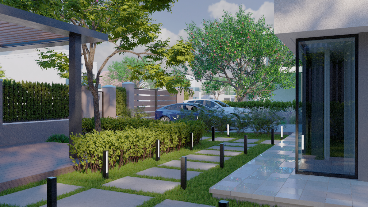 Дизайн проект экстерьера двухэтажного загородного дома🏠
#экстерьер #3д #3ддизайн #экстерьернаявизуализация #визуализация #blender #arhvis | Сетка — социальная сеть от hh.ru