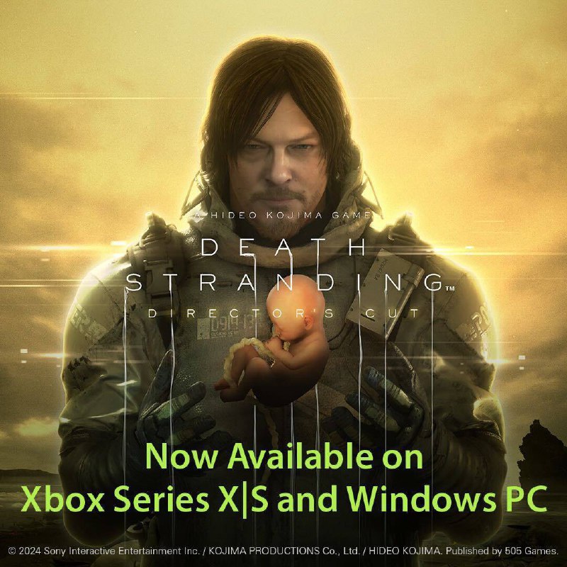 Death Stranding Director’s Cut вышла на Xbox Series X|S.
Если вы не знали, ее там не было)
И да, игре 5 лет | Сетка — социальная сеть от hh.ru