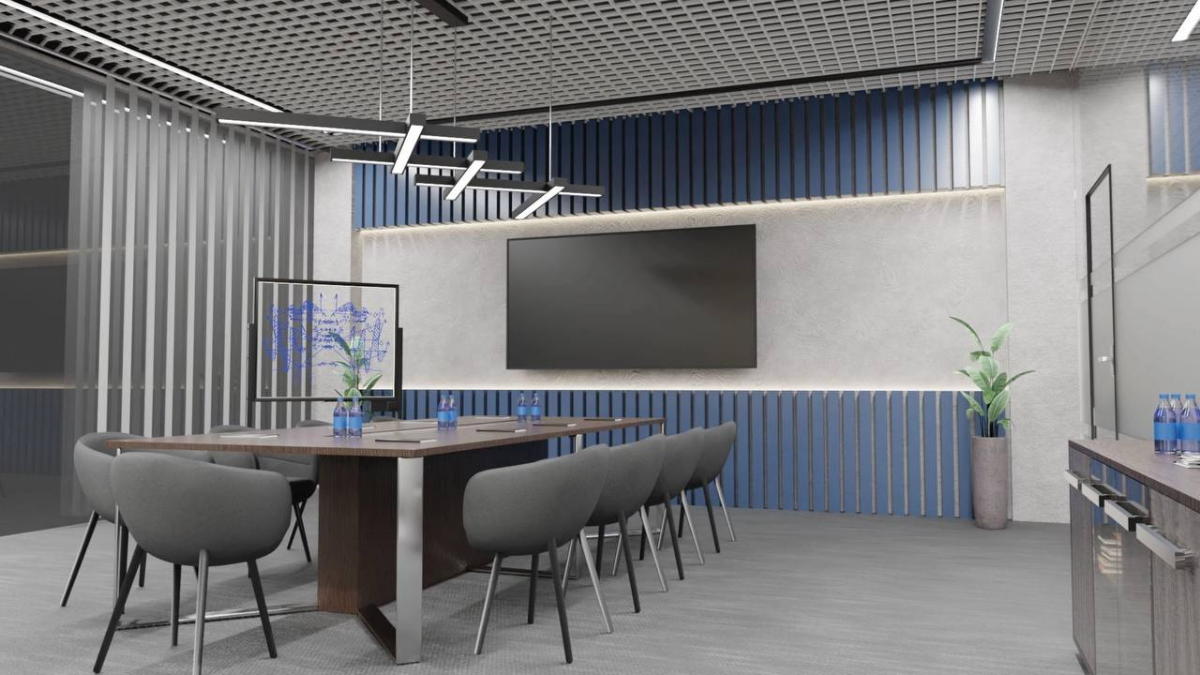 3D визуализация интерьера офисного помещения по дизайн-проекту.  
#3dvisualization #3D #дизайн #дизайнофиса #интерьер | Сетка — социальная сеть от hh.ru