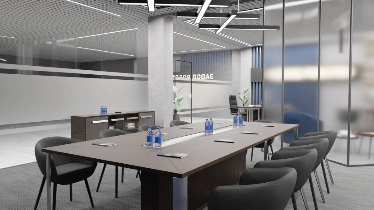 3D визуализация интерьера офисного помещения по дизайн-проекту.  
#3dvisualization #3D #дизайн #дизайнофиса #интерьер | Сетка — социальная сеть от hh.ru
