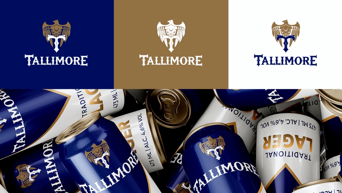 Доброго времени! Наша разработка нейминга и фирменного стиля для пивного бренда Tallimore 🦅  
Название "Tallimore" было выбрано за его ассоциации с высоким качеством и традициями пивоварения | Сетка — социальная сеть от hh.ru
