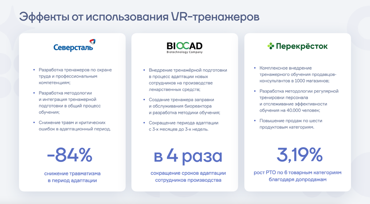 Это все игрушки
Иногда слышу, что симуляторы в виртуальной реальности, — это «игрушки». Особенно странно слышать такое от людей, которые управляют отделами обучения в промышленных компаниях | Сетка — социальная сеть от hh.ru