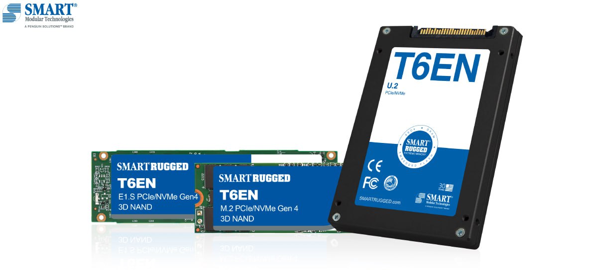 SMART Modular представила промышленные SSD серии T6EN
SMART Modular анонсировала твердотельные накопители T6EN для аэрокосмических, промышленных и оборонных нужд. В серию вошли модели в формате U | Сетка — социальная сеть от hh.ru