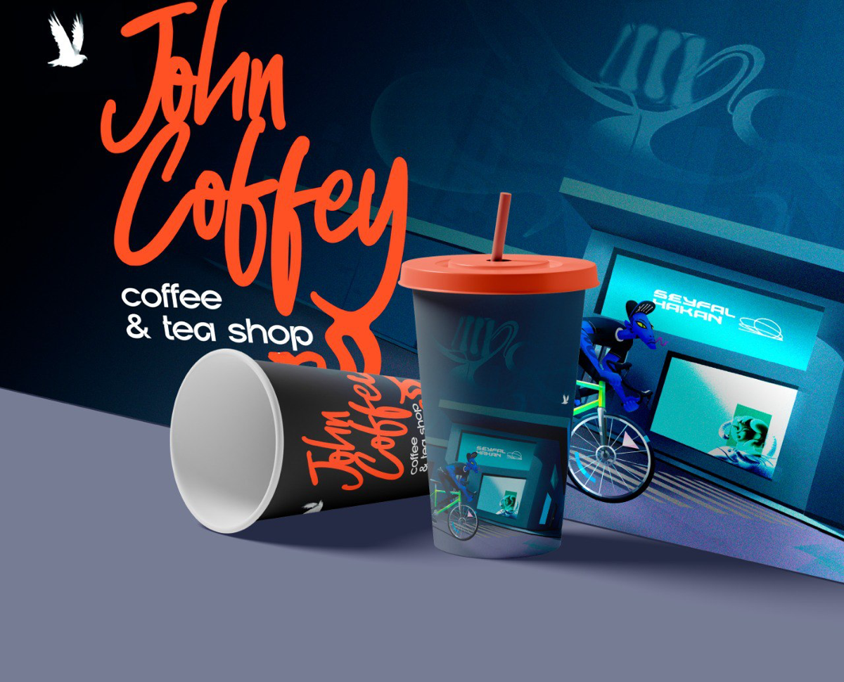 John Coffee.
Работаю над проектом меню и стаканчиков для кофейни.
Стилистика подобрана под год змеи | Сетка — социальная сеть от hh.ru