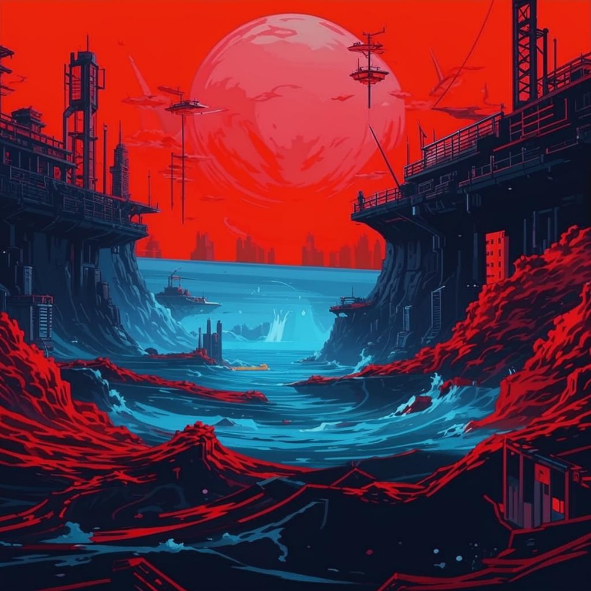 Голубой или алый?  
Как-то думал, что такое маркетинг…  
Мы все видим эти бесконечные потоки контента в соцсетях. Интернете | Сетка — социальная сеть от hh.ru